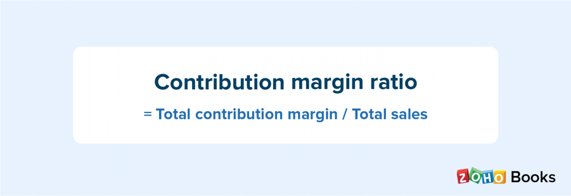 Contribution margin ratio formula