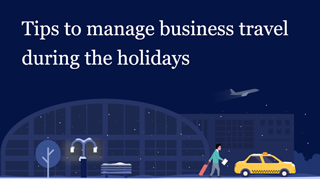 Business travel during holiday season
