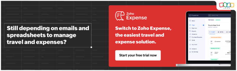 Automate expense management and switch to Zoho Expense