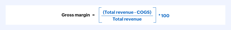 Gross margin formula | calculating CLV - Zoho Billing