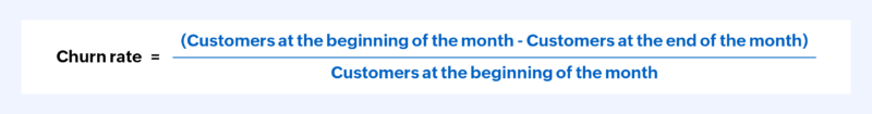 Churn Rate Formula - Zoho Subscriptions