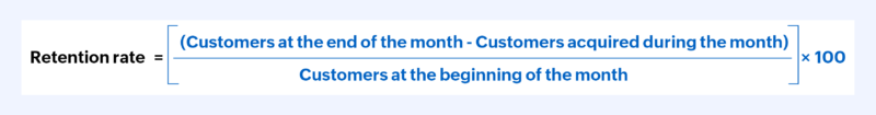 Calculating retention rate | Retention Rate Formula| Customer lifetime value - Zoho Billing