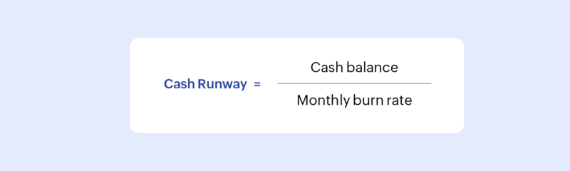calculate cash runway