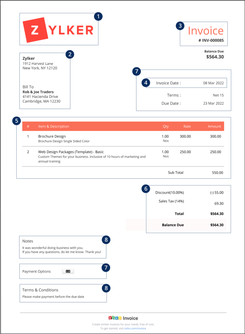 6 Tips to Create an Effective Invoice - Virtuous Bookkeeping